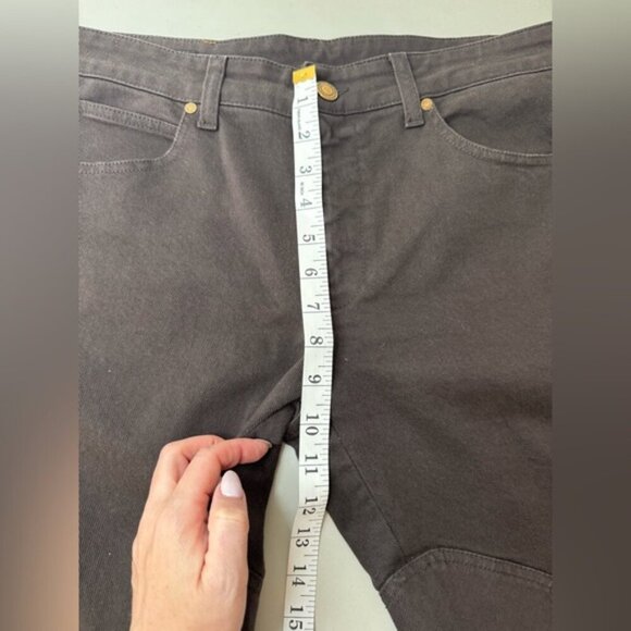 Authentic Gucci Brown Denim Capri Jeans – Size 40 (US 6/8) – Vintage Look - Picture 5 of 16